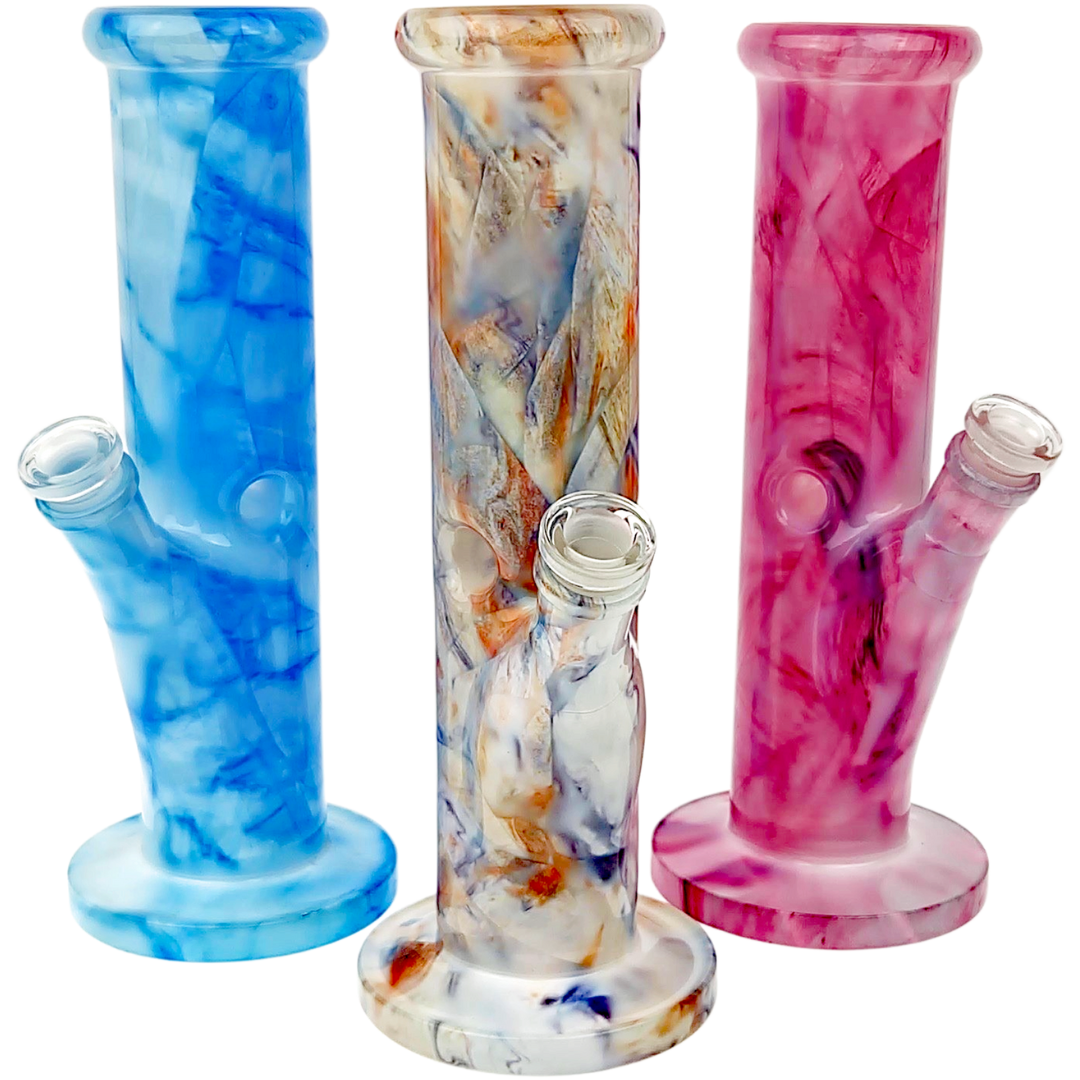 FGP5875 BONGS 10" Watercolor Straight (one off) - Image 1