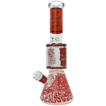 11" Tribal Decal Showerhead Mini Beaker - Image 4