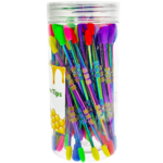 50 Pack of 4.5" Metal Iridescent Dab Tools w/ Silicone Tips - Image 4