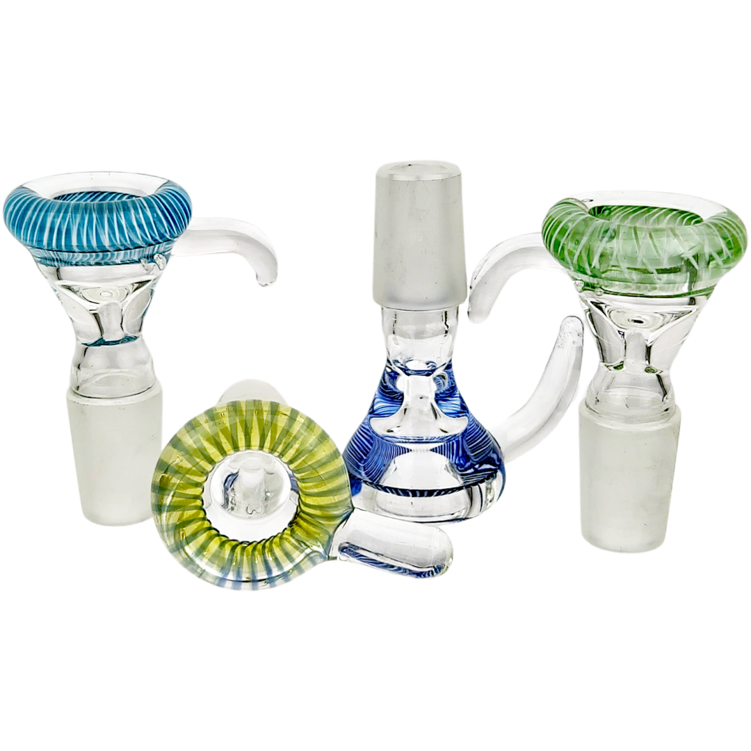U&M 18mm Illusion Flower Bowls 2.5" 18mm U&M Color Illusion Flower Bowl - Made in USA (One Off) - Image 1