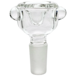 2" 14mm Clear Bubble Flower Bowl - Image 2