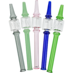7" One Piece Worm Nectar Straw