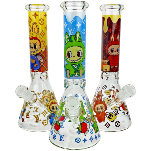 10" Labubu Decal Wrapped Beaker