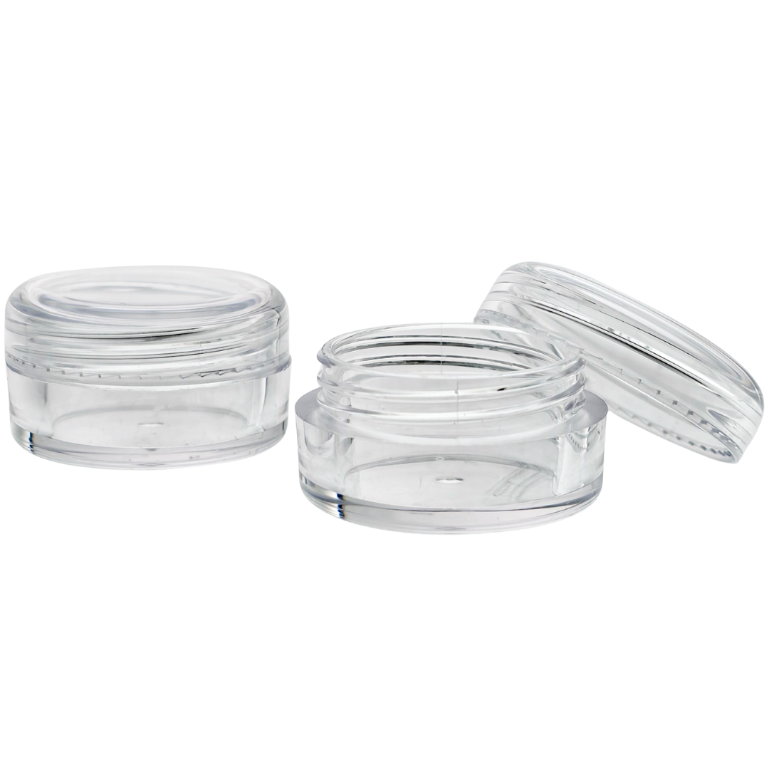Clear Weed Container Clear Plastic Oil Containers - 100 Pack - Image 1