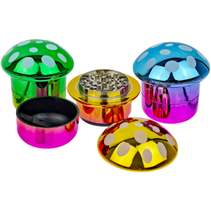3" Shiny Mushroom Grinder