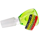 2.5" 14mm Rainbow Stripe Candy Flower Bowl - Image 4