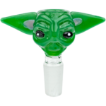 2.5" 14mm Sculpted Grogu Baby Yoda Glass Flower Bowl - Image 2