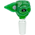 2.5" 14mm Sculpted Grogu Baby Yoda Glass Flower Bowl - Image 3