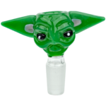 2.5" 14mm Sculpted Grogu Baby Yoda Glass Flower Bowl - Image 6