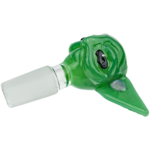 2.5" 14mm Sculpted Grogu Baby Yoda Glass Flower Bowl - Image 4