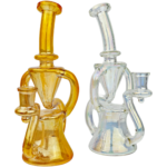 7.5" Iridescent Double Uptake Recycler