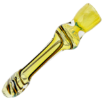 3" Flat Mouth Fume Color Swirl Chillum - Image 5