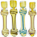 3" Flat Mouth Fume Color Swirl Chillum