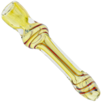 3" Flat Mouth Fume Color Swirl Chillum - Image 7