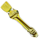 3" Flat Mouth Fume Color Swirl Chillum - Image 3