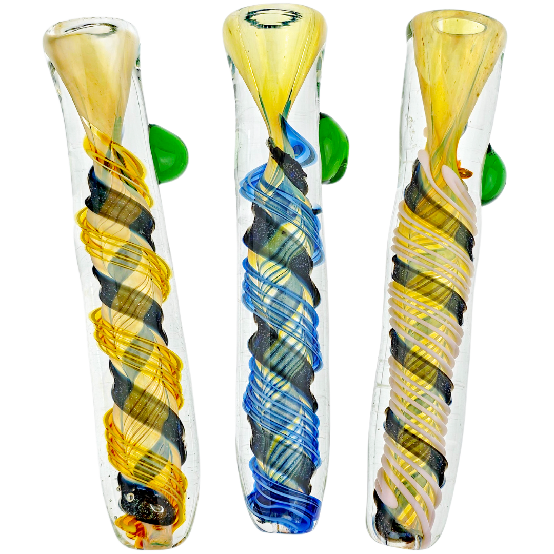 3.5" Dichro Color Swirl Fume Chillum