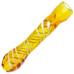 3.5" Color w/ White Swirl Chillum - Image 2