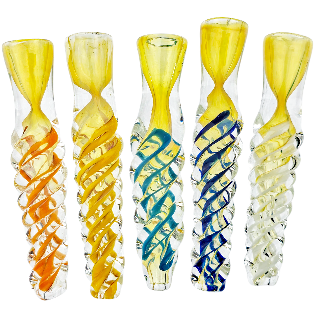 CCP-024 Chillums 3.5" Color & Fume Twist Chillum - Image 1