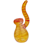 7" Fume Color Wrap Trunk Neck Bubbler - Image 4