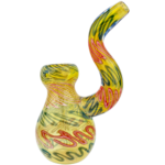 7" Fume Color Wrap Trunk Neck Bubbler - Image 2
