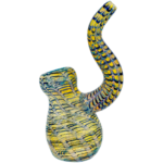 7" Fume Color Wrap Trunk Neck Bubbler - Image 6