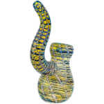 7" Fume Color Wrap Trunk Neck Bubbler - Image 3