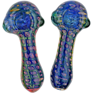 4.5" Bubble Trap Cobalt Fume Hand Pipe