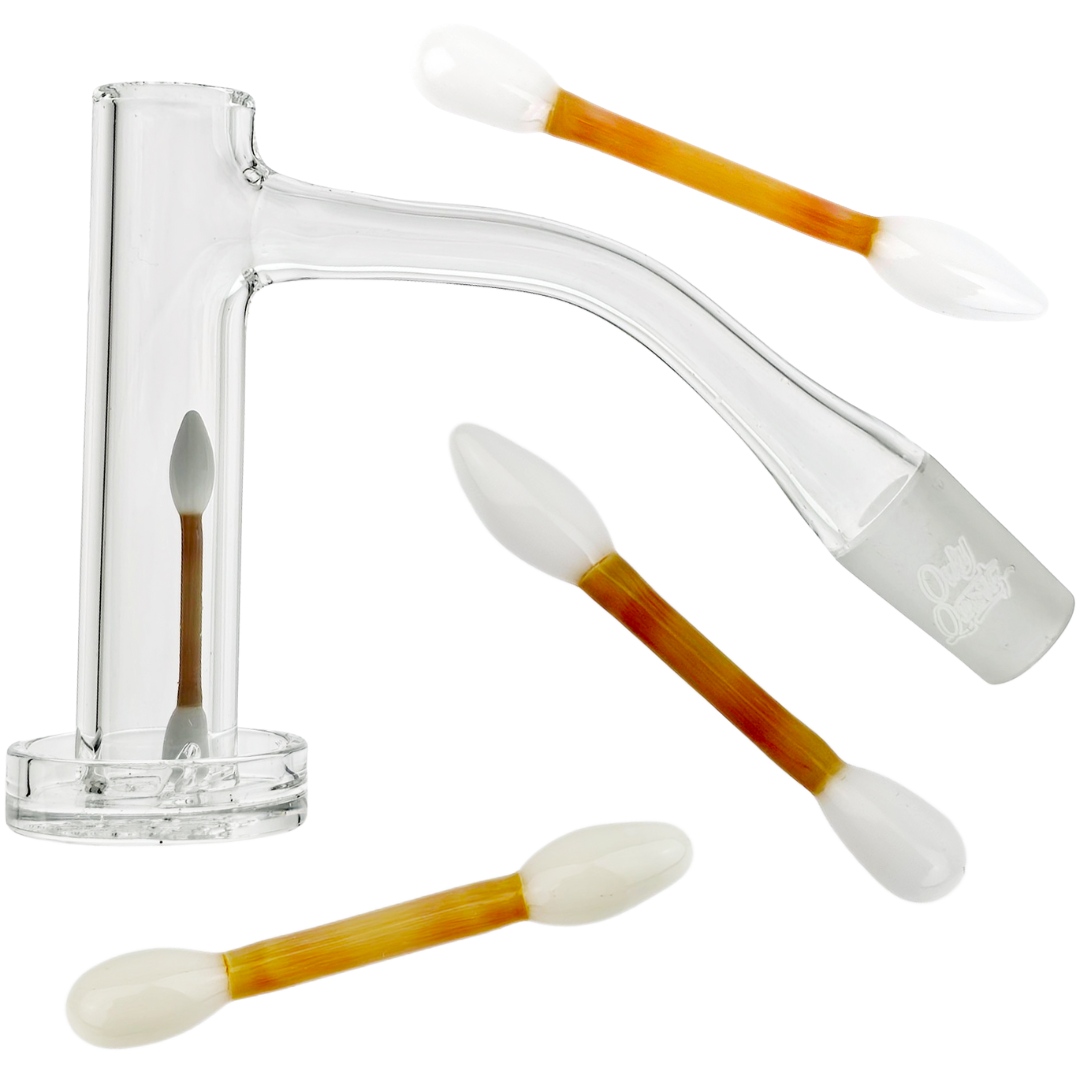 MGG-QTIP Dabbing Mateo Gonzalez Glass Q Tip Pillar - Image 1