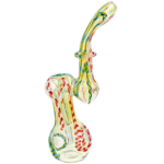 7" Two-Tone Twisted Cane Bubbler - Image 5