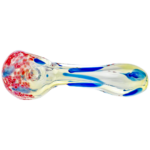 3.5" Fume Body Frit Head Hand Pipe - Image 3