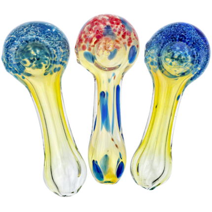 3.5" Fume Body Frit Head Hand Pipe