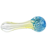 3.5" Fume Body Frit Head Hand Pipe - Image 4