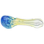 3.5" Fume Body Frit Head Hand Pipe - Image 2