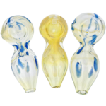 3.5" Fume Polka Dot Peanut Shape Hand Pipe