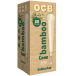 OCB Bamboo 1 ¼ Cones 50 Count Tower - Image 3