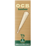 OCB Bamboo 1 ¼ Cones  - 6 Count / 24 Packs - Image 3