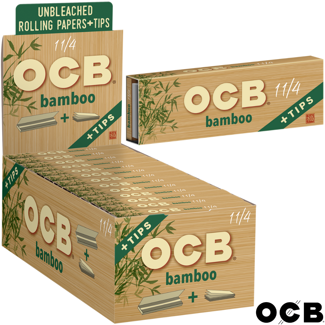 OCB Bamboo 1 ¼  Papers + Tips