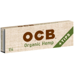 OCB Organic Hemp 1 ¼ Papers + Tips - Image 2