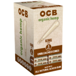 OCB Organic Hemp King Cones - 3 Count / 24 Packs - Image 2