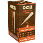OCB Unbleached 1 ¼ Cones – 6 Count / 24 Packs - Image 2