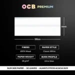 OCB Premium Slim Papers + Tips - Image 4