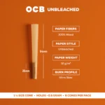 OCB Unbleached 1 ¼ Cones 50 Count Tower - Image 4