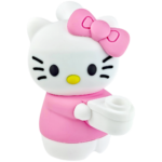 5.5" Silicone Hello Kitty Bubbler - Image 6