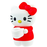 5.5" Silicone Hello Kitty Bubbler - Image 2