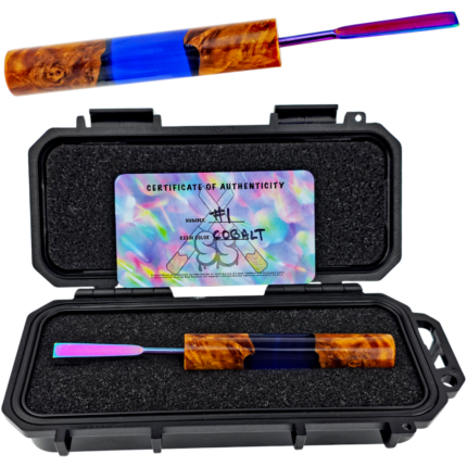 Round Sesh Sceptor Dab Tool V2 - Cobalt