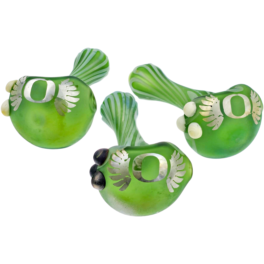 ELEWINGDUCKHP Hand Pipes 4" Element Oregon Ducks Wings Pipe - Made in USA - Image 1