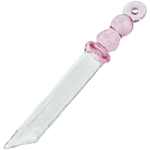 5" Glass Dichro Sword Pendant Dab Tool - Image 4