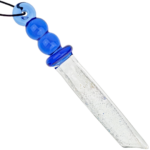 5" Glass Dichro Sword Pendant Dab Tool - Image 3
