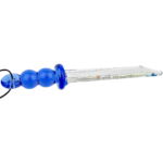 5" Glass Dichro Sword Pendant Dab Tool - Image 2