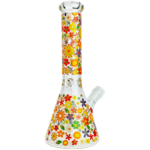 10" Flower Bouquet Decal Beaker - Image 6